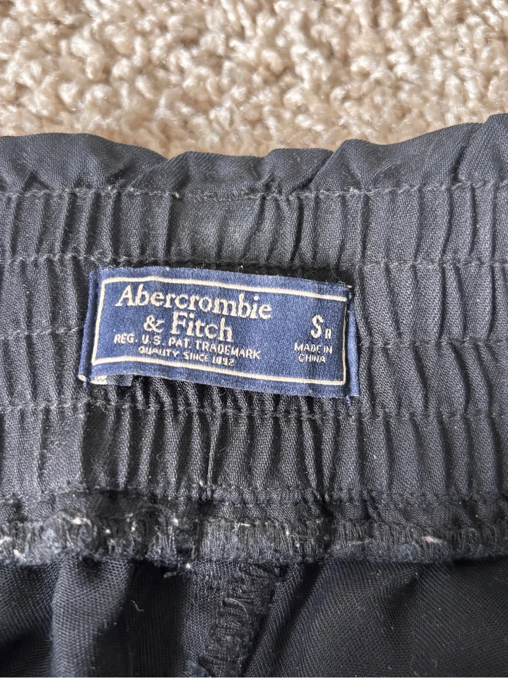 Abercrombie Tie Waist Joggers Sz Small Regular